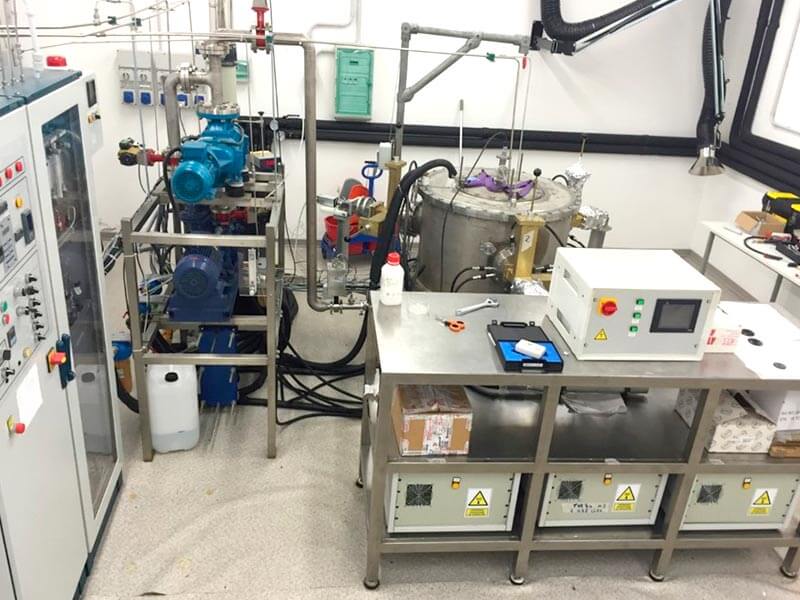 The MW-CVI pilot plant located at UNIPI and now used by the CEM-WAVE project. Source: UNIPI